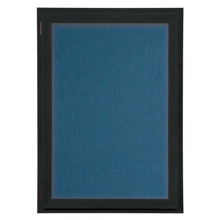 United Visual Products Outdoor Enclosed Combo Board, 72"x36", Black Frame/White Porc & Cinnabar UVCB7236ODB-WHTPORC-CINNABA